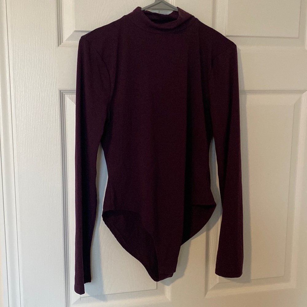 Plum body suit